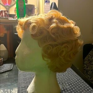 Curly Blonde Wig for Women